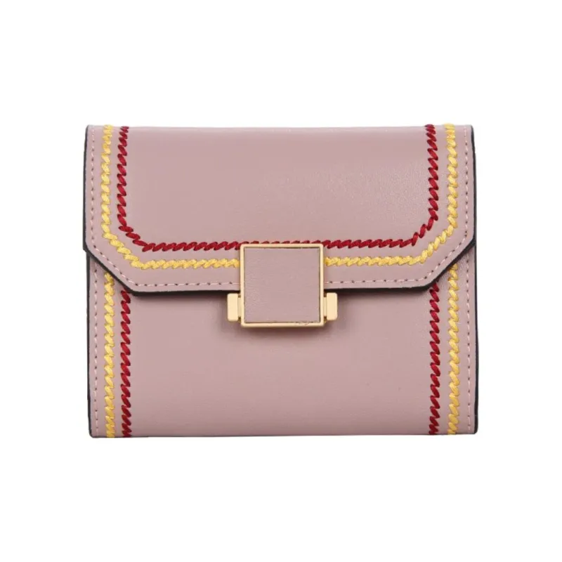 Tong Tong Rabbit Cow Split Leather Card Holder Regular Women's Multicolor-3