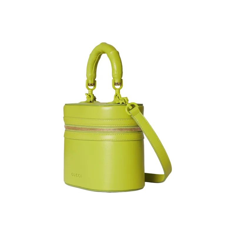 GUCCI Soft Leather One Shoulder Handbags Extra Mini Women's Emerald Green-1