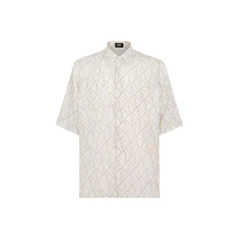 FENDI Shirts Men Beige