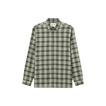 LACOSTE Shirts Men Army Green