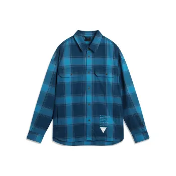 LiNing Shirt Men's Feather Crown Blue Raincoat Blue Sea Spirit Blue
