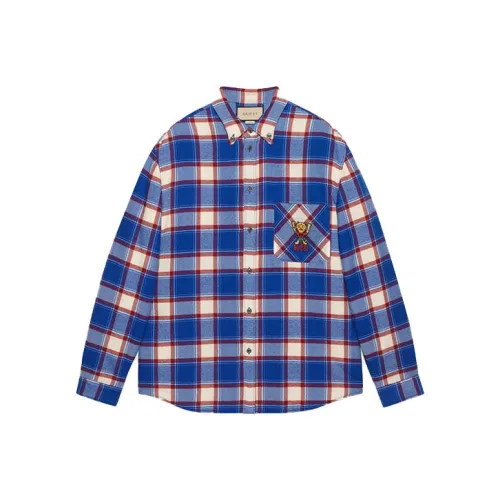 GUCCI X Pablo Delcielo Cat embroidered Shirt
