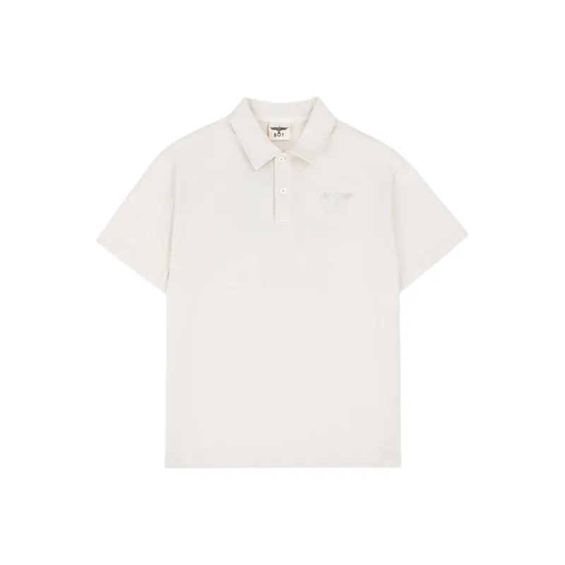 Boy London Polo Shirt Unisex Ecru-0
