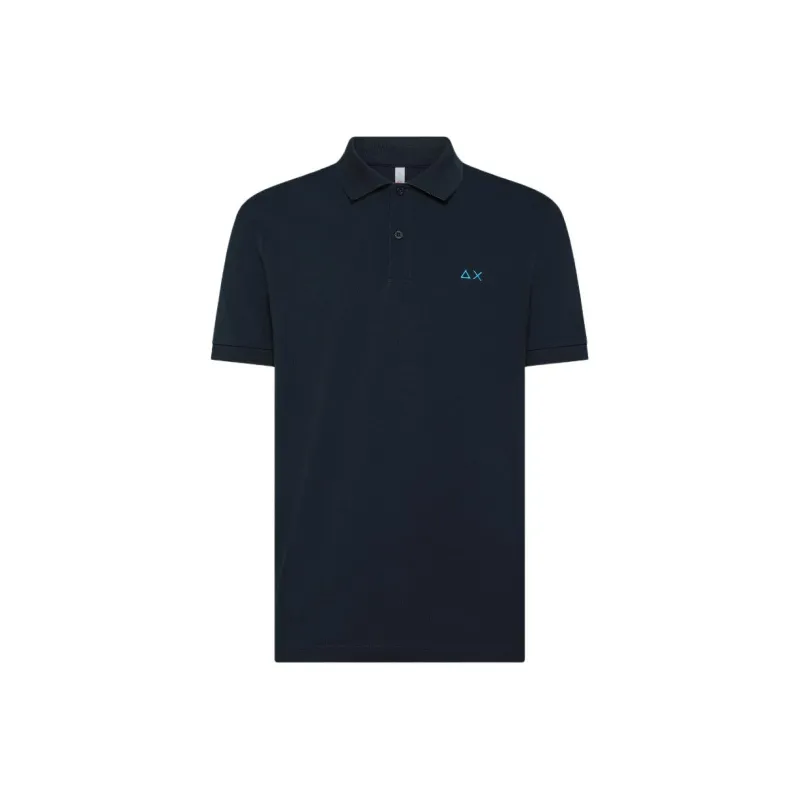 SUN68 Floral print Polo Shirt-0