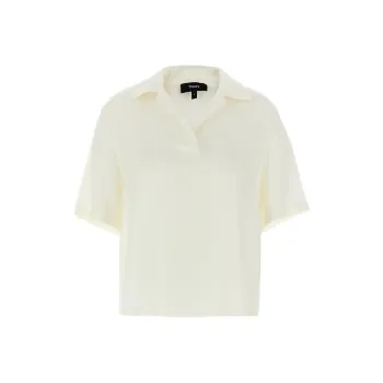 THEORY Oversized Polo Shirt