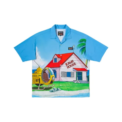 Lee X Dragon Ball Co brand Shirt Men's Sky Blue