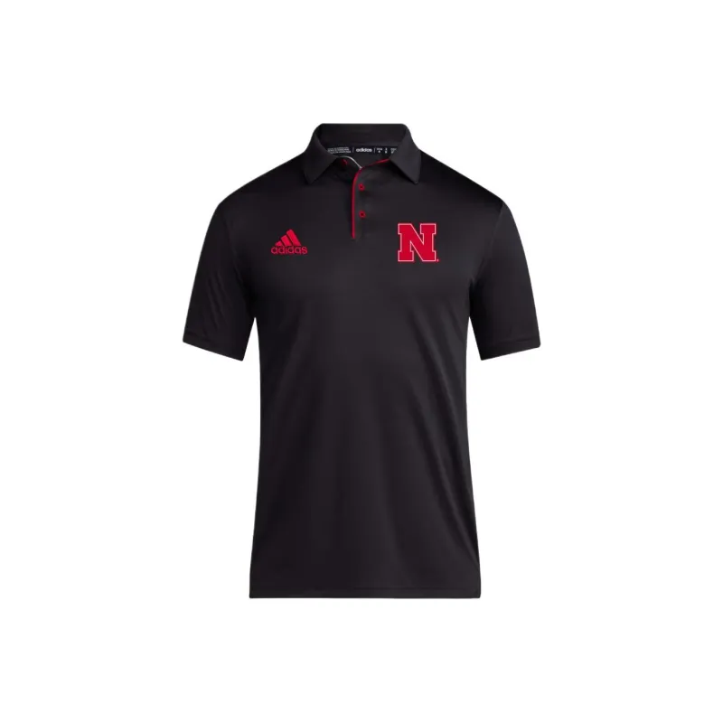 Adidas Free Shipping With AdiClub Nebraska Cornhuskers Short Sleeve Polo-0