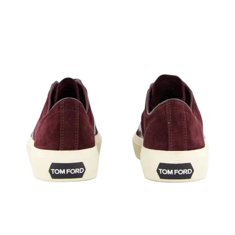 TF Cambridge Low Top Skateboard Shoes Men's Burgundy-5