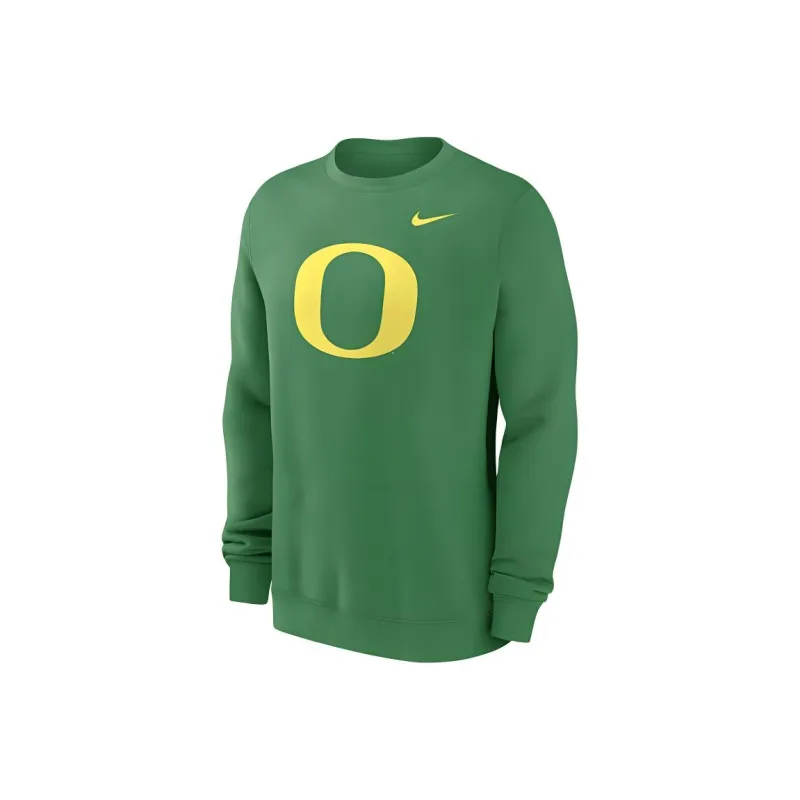 Nike Oregon Ducks Legacy Classic Arch Over Logo Men's Nike College Pullover Crew-0