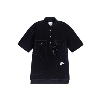 And Wander FW24 Shirt Men's Black