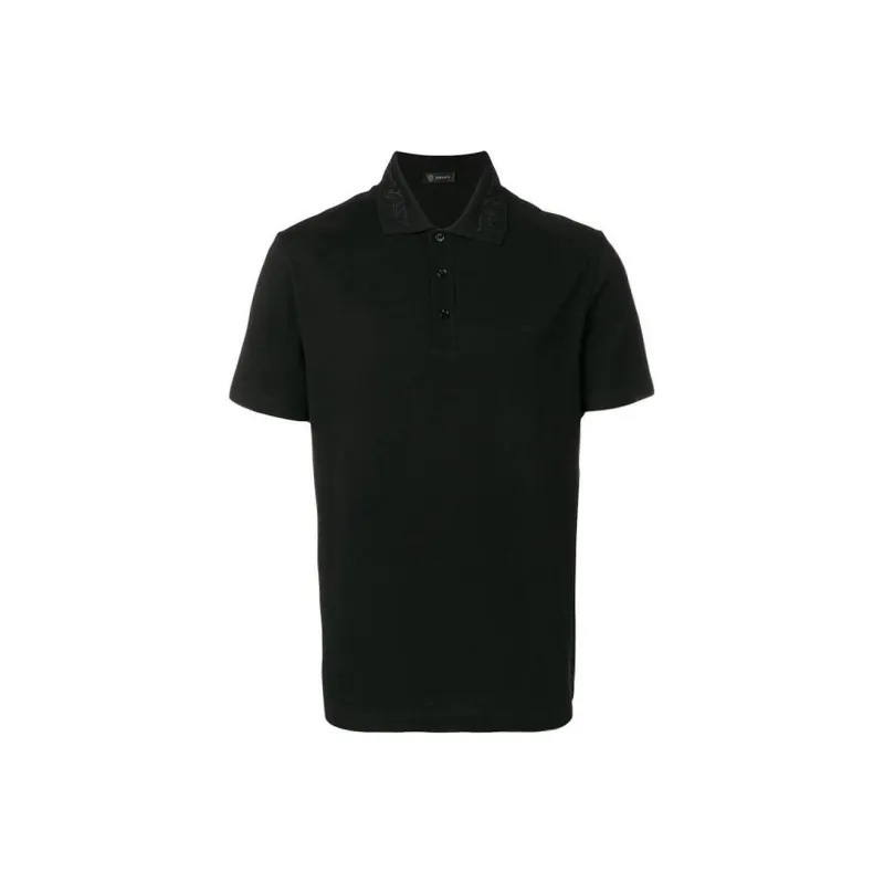 VERSACE Polo Shirts Men Black-0