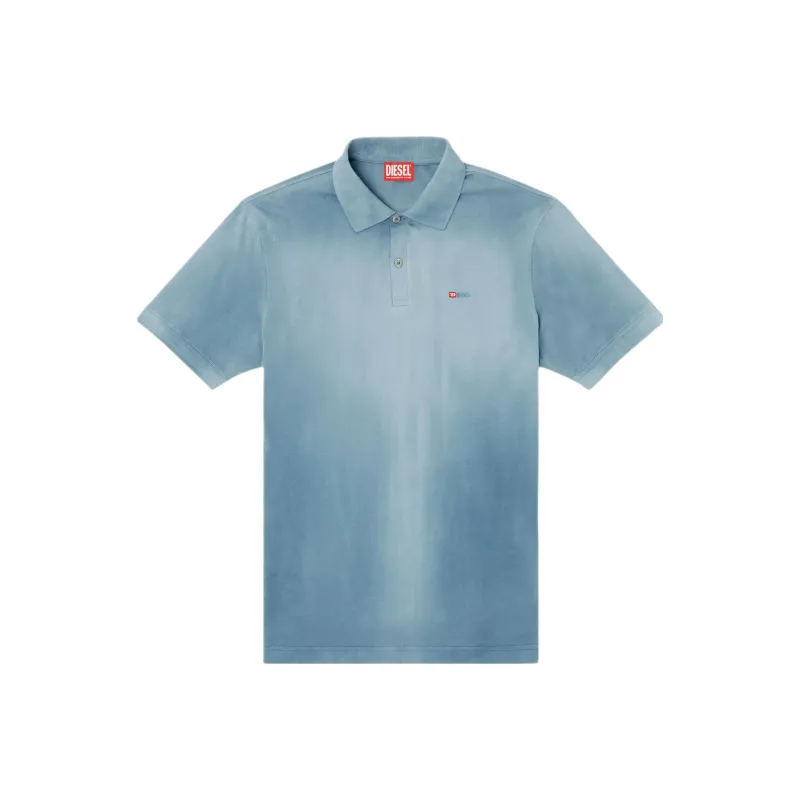 DIESEL T Rejust R3 Logo Embroidery Jersey Polo Shirt-0