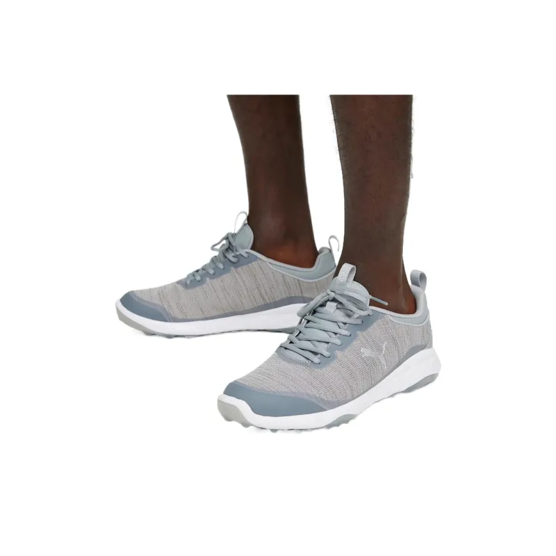 PUMA Fusion Pro Breathable Low Top Golf Shoes Men's Gray-6