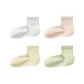 [4 Pack 10A Antibacterial, Natural Ramie]White+Light Pink+Light Yellow+Light Green