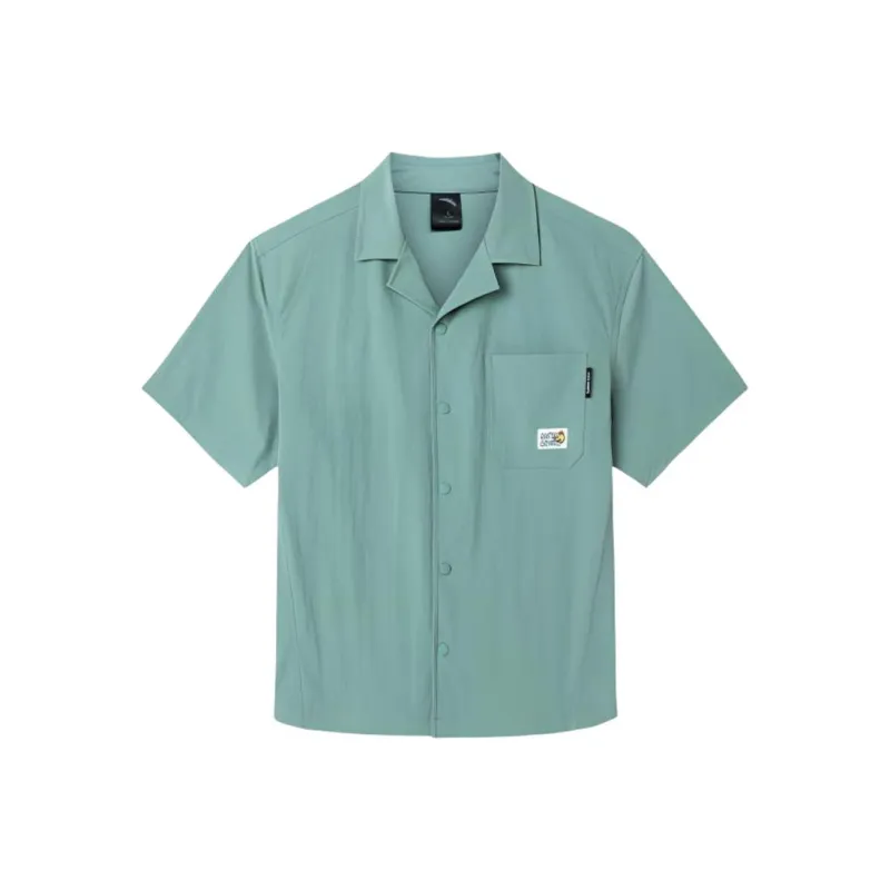 CHAOJIANTA Shirt Men's Wood Mint Green-0