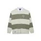 Ivory White and Dark Green