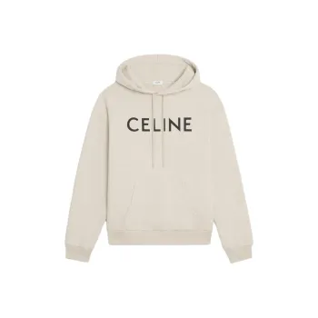 CELINE Loose Hoodie In Cotton Fleece