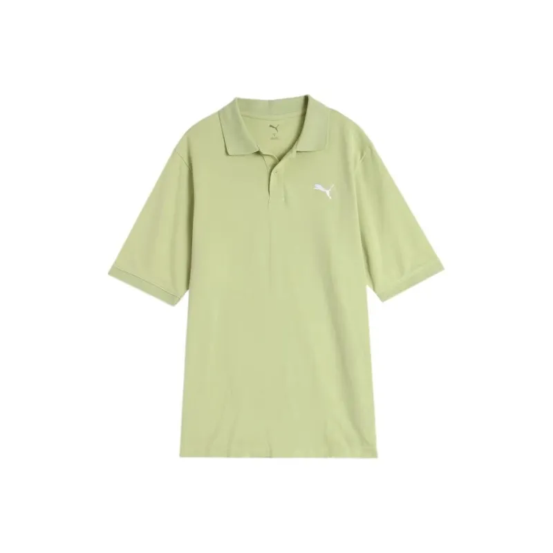 PUMA ESSPIQUE SS25 Polo Shirt Men's Pistachio Green-0