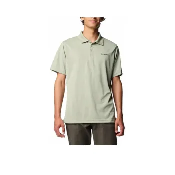 Columbia Utilizer Cool Grey Omni-Wick Polo Shirt Men's Green