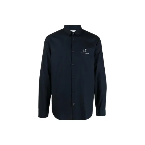 ARMANI EXCHANGE Embroidered logo Long sleeve Shirt