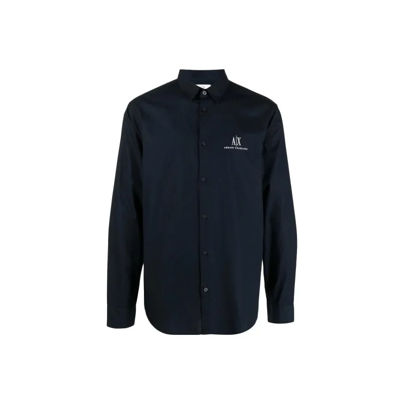 ARMANI EXCHANGE Embroidered logo Long sleeve Shirt-0
