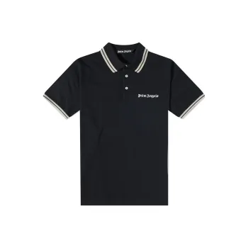 PALM ANGELS Polo Shirts Men Black