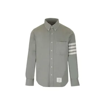 THOM BROWNE Shirts Men Light Green