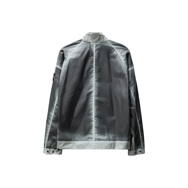 STONE ISLAND STONE ISLAND Hand Sprayed Jackets Coats Men's Sky Color-1