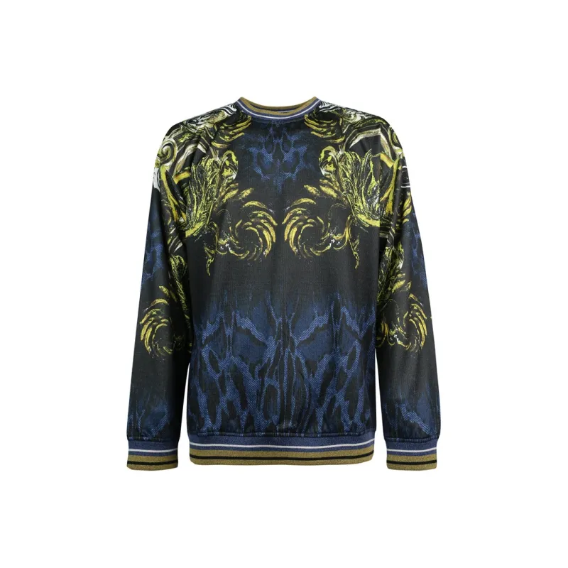 Roberto Cavalli Sweatshirt Men's Blue-0