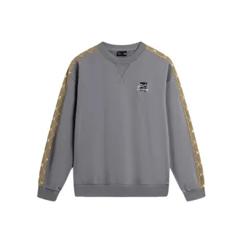 LiNing Sports Life Collection Sweatshirt Men's Nine Degrees Gray