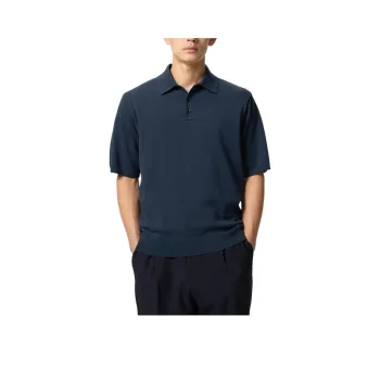 UNIQLO Polo Shirt Unisex Dark Blue