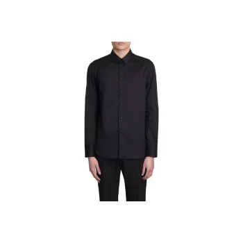 EMPORIO ARMANI Stretch Cotton Poplin Shirt
