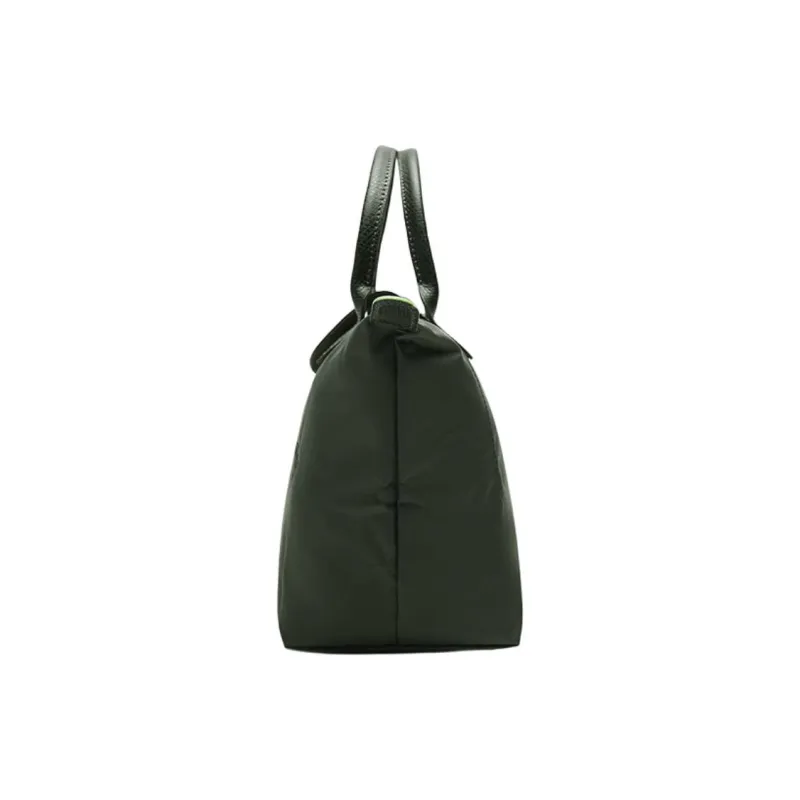 LONGCHAMP Le Pliage Green Canvas Dumpling Bag, Canvas Bag, Handbag Small Size Women's Forest Green-2