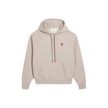AMIPARIS Paris Ami De Coeur Logo Embroidered Drawstring Hoodie