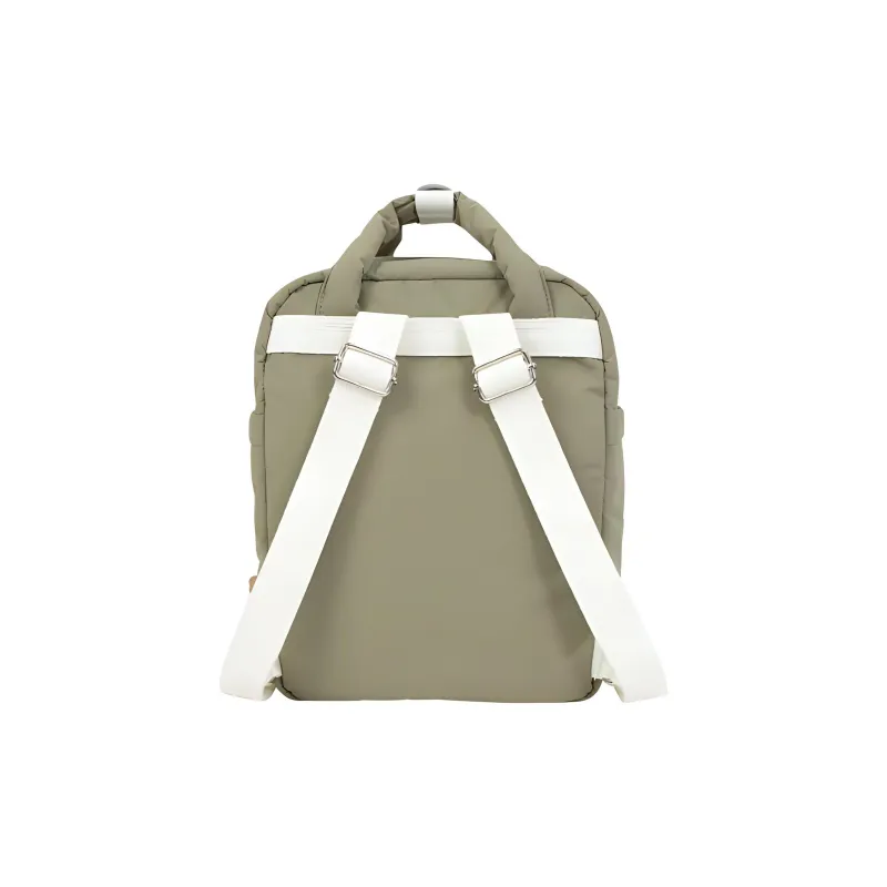 Doughnut Nylon Backpack Mini Unisex Army Green-2