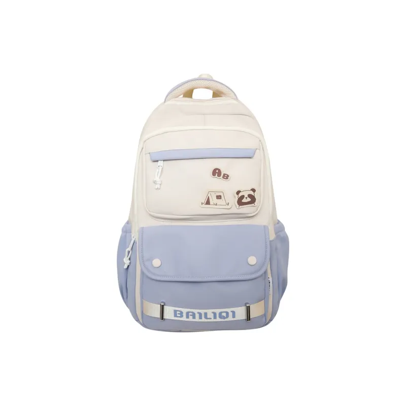 Alcohol Dragon Nylon Backpack Women's Multicolor-12