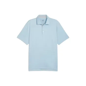 PUMA MATT Brigade Golf Polo Shirt Men's Silver Sky Gray