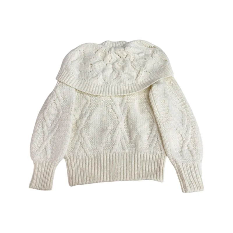 CHANEL 21B Fall Winter Premium Handmade Workshop Knitwear Women's White-1