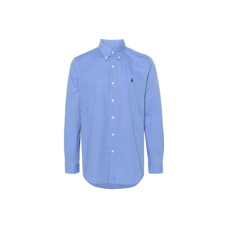 Polo Ralph Lauren Pony Embroidered Curved Hem Shirt-0