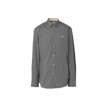 Burberry Shirts Men Gray