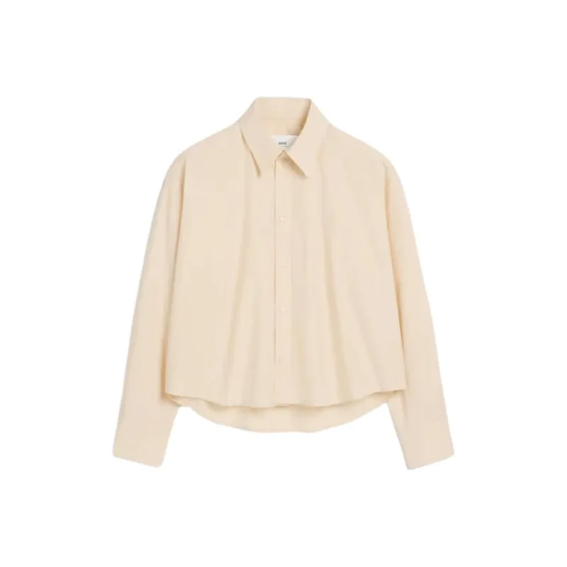 AMIPARIS Paris Ami De Coeur Cropped Shirt-0