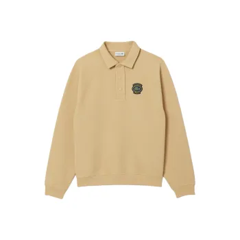 LACOSTE Logo embroidered Polo Jumper