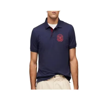 Tommy Hilfiger Polo Shirt Men's Navy Blue