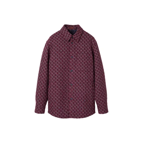 GUCCI Bouclé Wool Jacquard Shirt