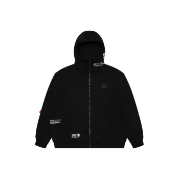 Aape Appliqué-detail Cotton Zip Hoodie