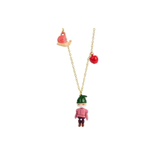 LES NEREIDES Gold Plated Necklaces Women's Pink