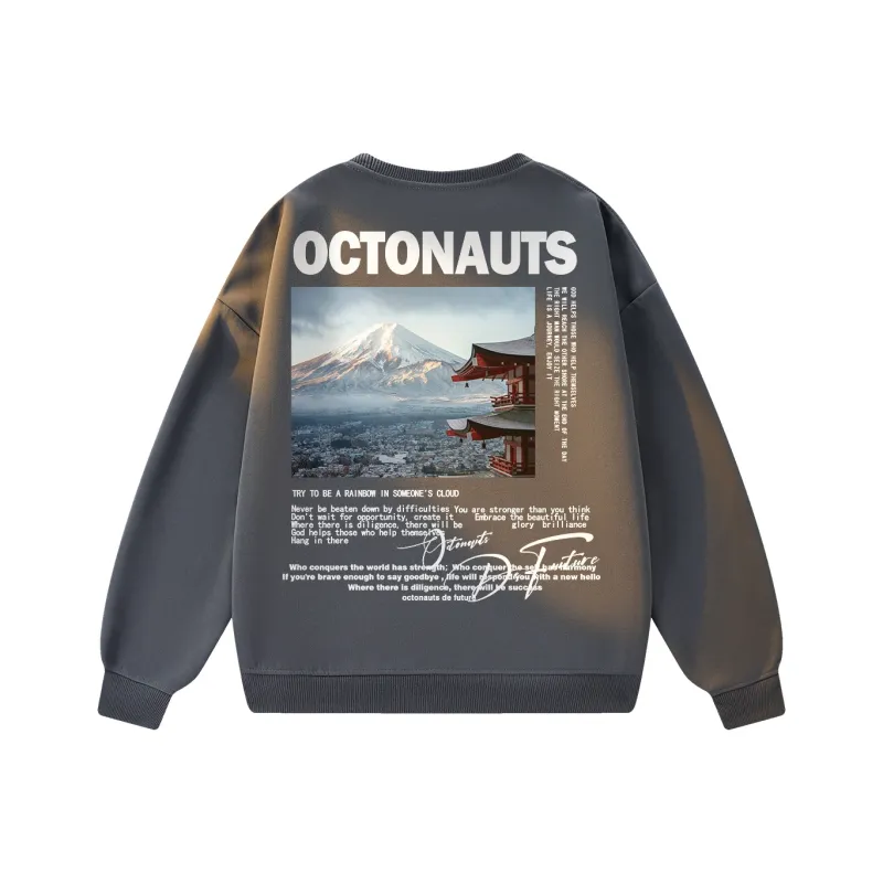 Small Columns Under The Sea Sweatshirt Unisex-20