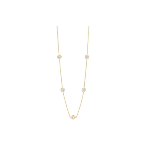 CELINE Rhinestone, Resin, Pearl, Enamel Necklaces Women's Gold
