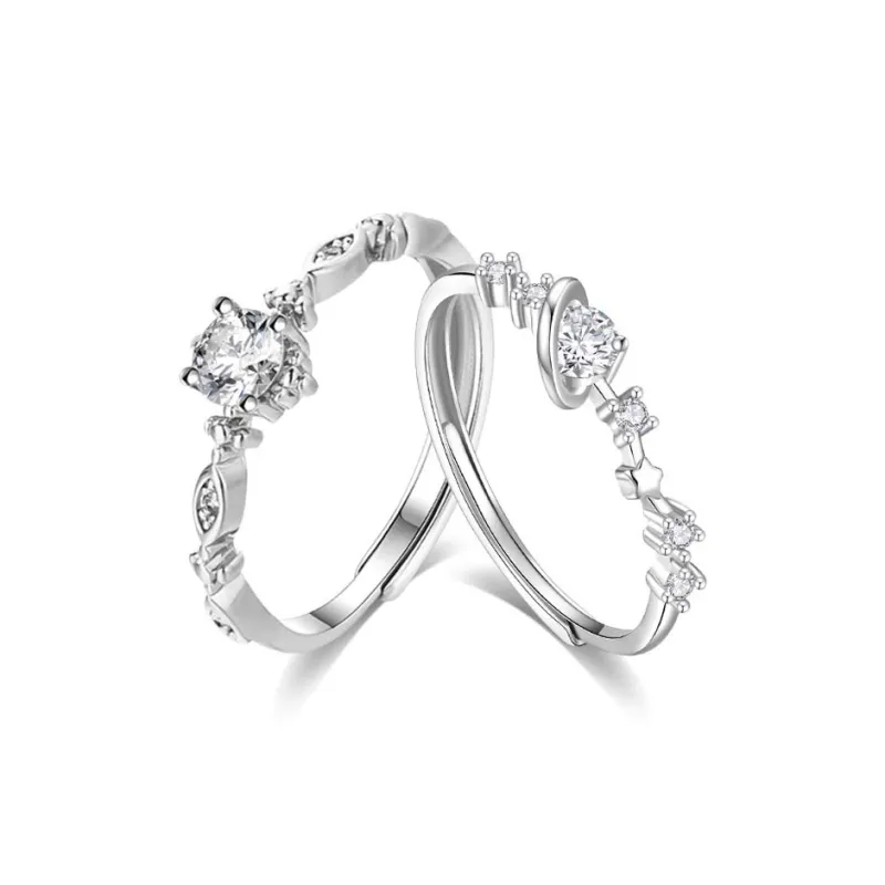 Master Kim Niche Luxury Design Premium Adjustable Opening Ring Women's-0