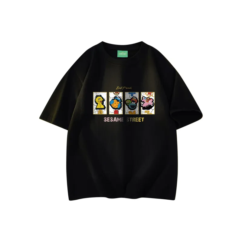 SESAME STREET T Shirt Long Sleeved Short Sleeved Unisex-0